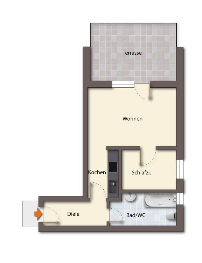 Friesenstuebchen Apartman Dornumersiel Kültér fotó
